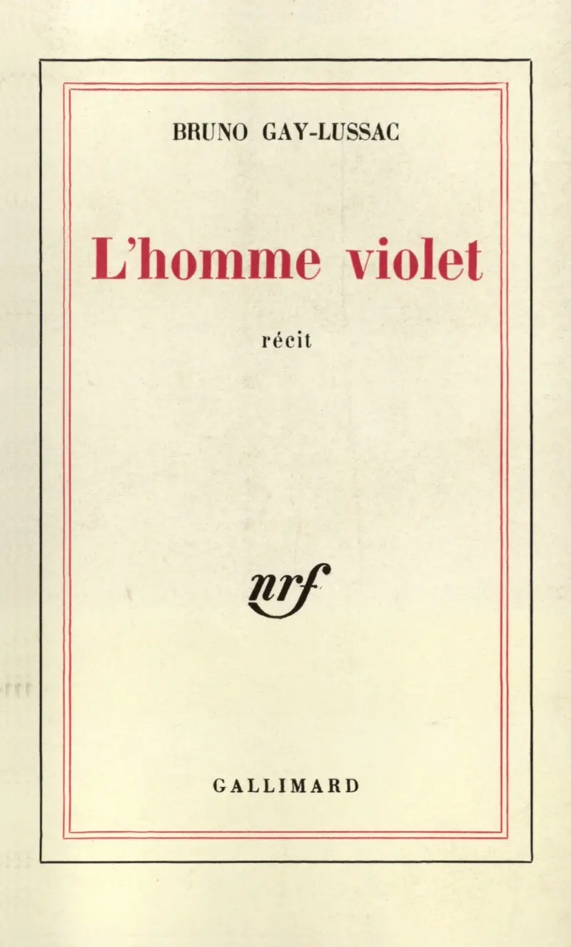 L'Homme violet - Bruno Gay-Lussac