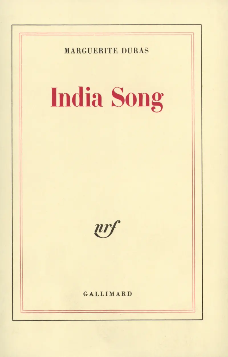 India Song - Marguerite Duras