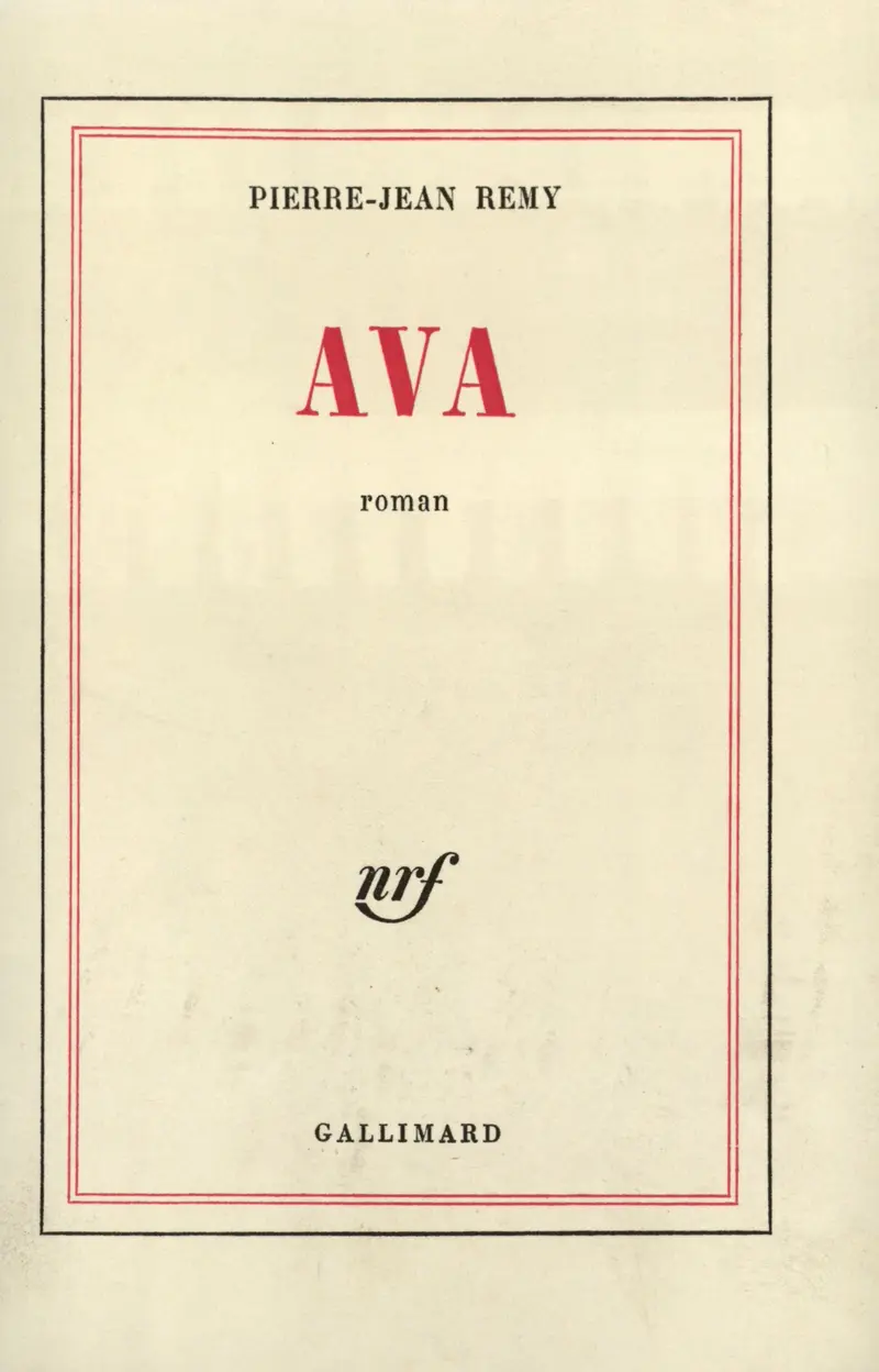 Ava - Pierre-Jean Remy
