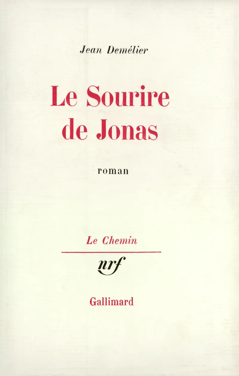 Le Sourire de Jonas - Jean Demélier