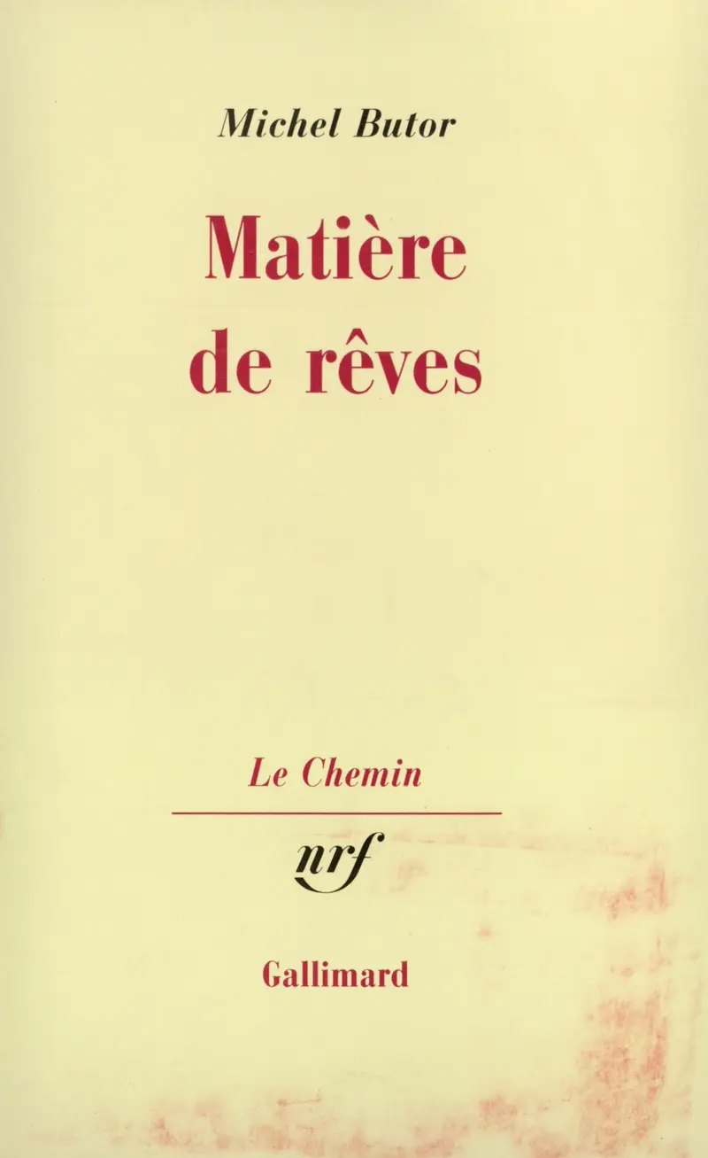 Matière de rêves - Michel Butor