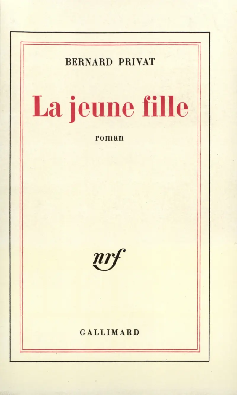 La jeune fille - Bernard Privat