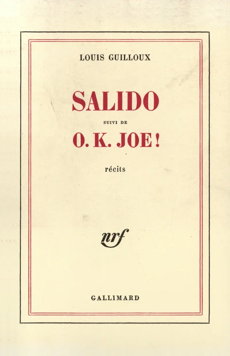 Salido suivi d' O.K., Joe ! - Louis Guilloux