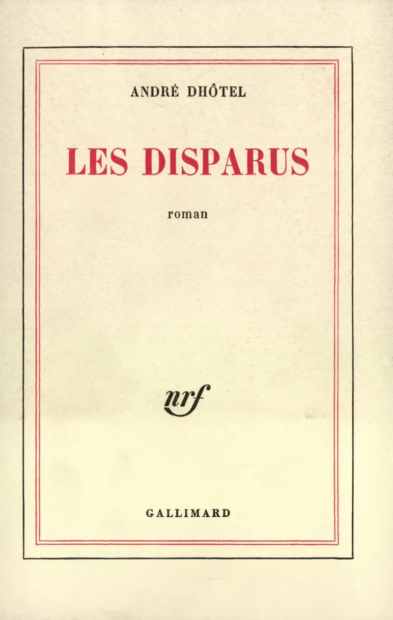 Les Disparus - André Dhôtel