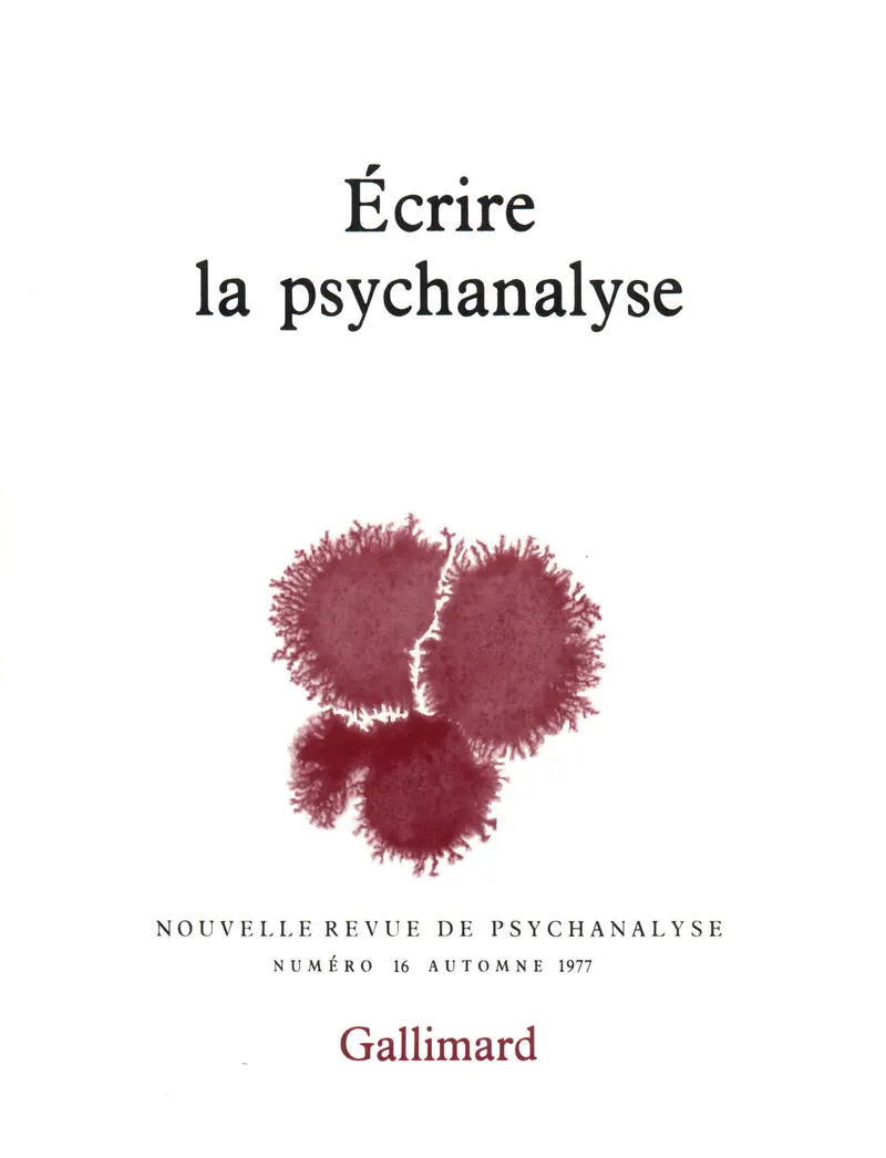 Écrire la psychanalyse - Collectif
