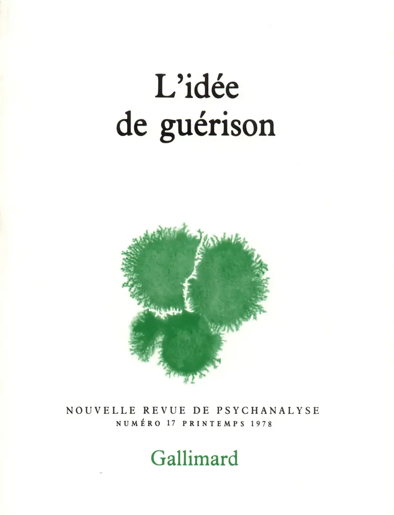 L'Idée de guérison - Collectif