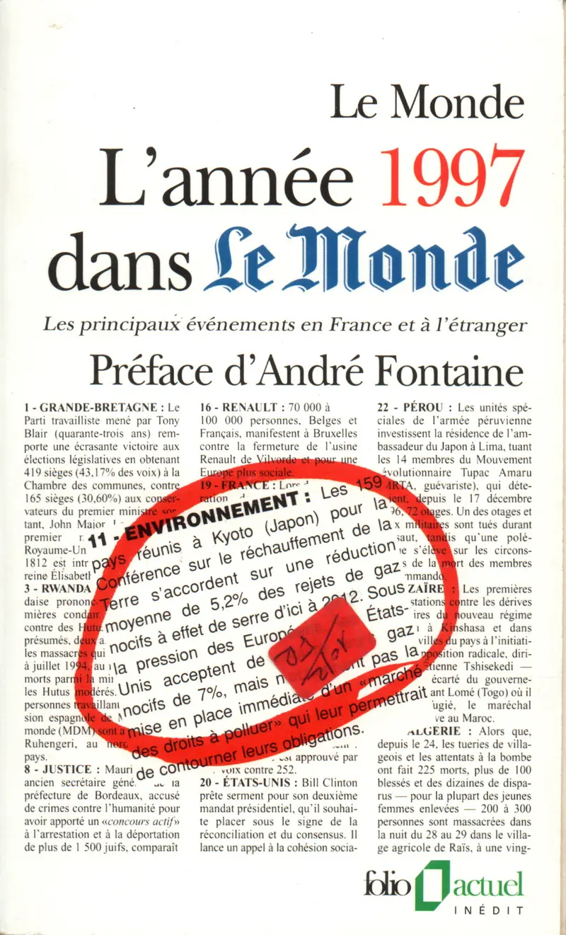 L'Année 1997 dans « Le Monde » - Collectif