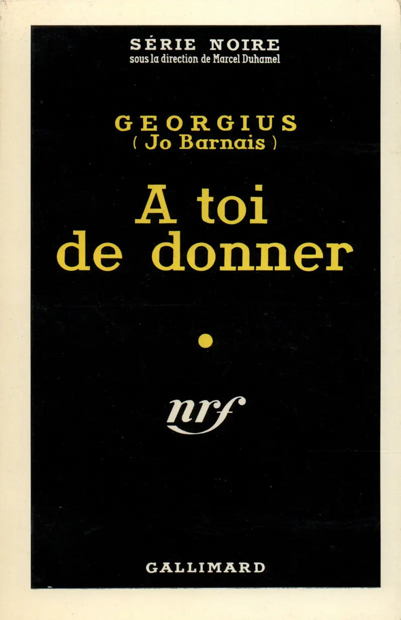 À toi de donner - Georgius (Jo Barnais)