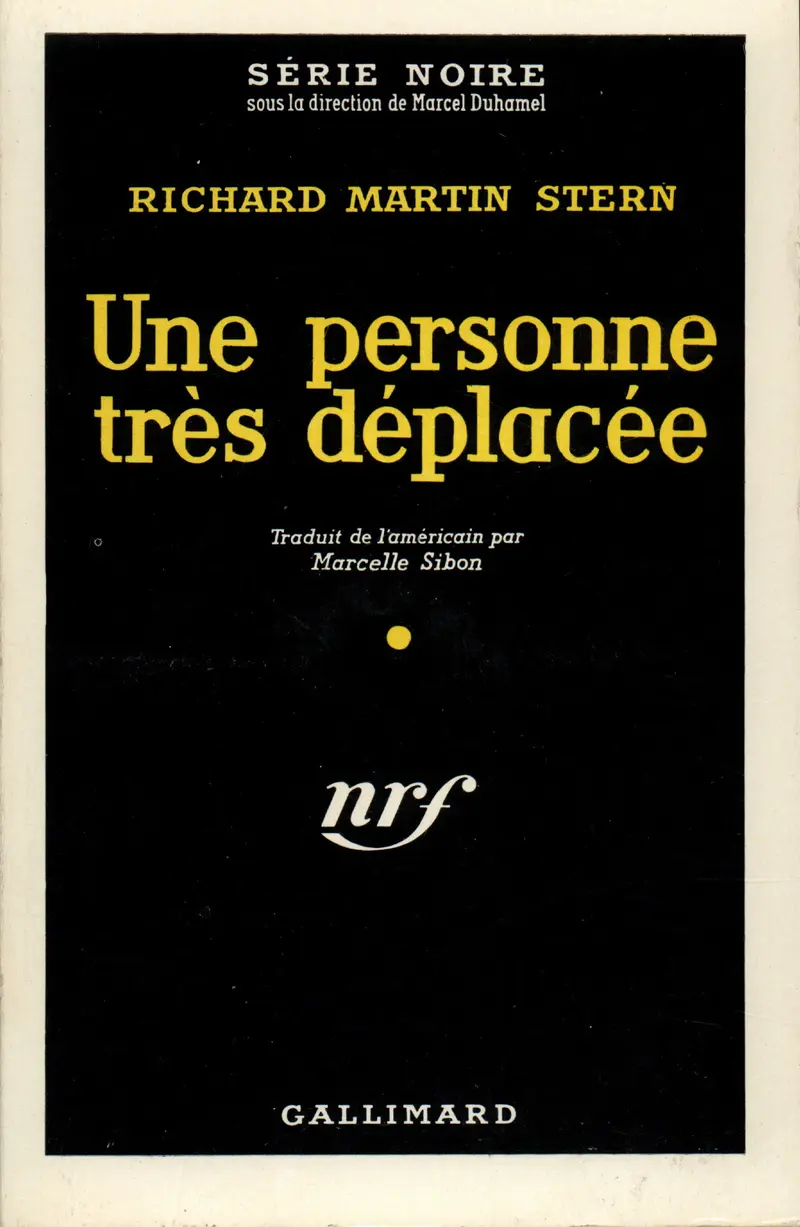 Une personne très déplacée - Richard Martin Stern