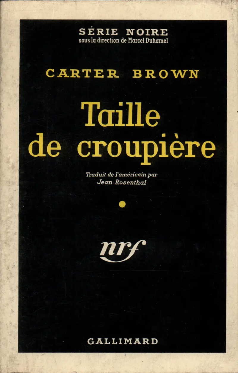 Taille de croupière - Carter Brown