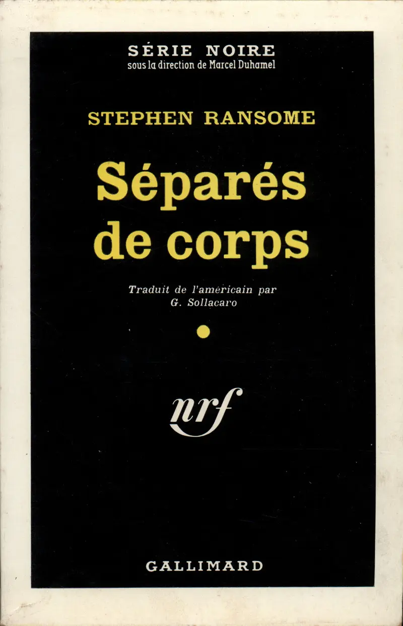 Séparés de corps - Stephen Ransome