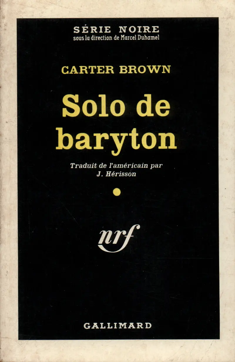 Solo de baryton - Carter Brown
