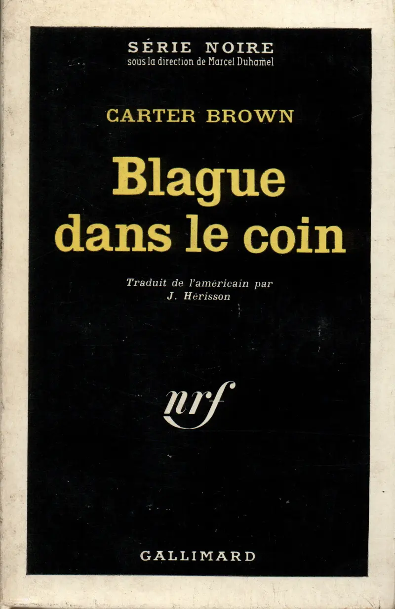 Blague dans le coin - Carter Brown