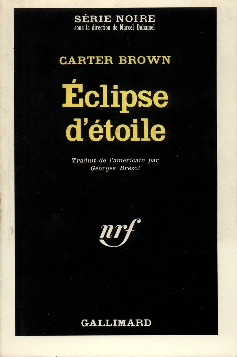 Éclipse d'étoile - Carter Brown