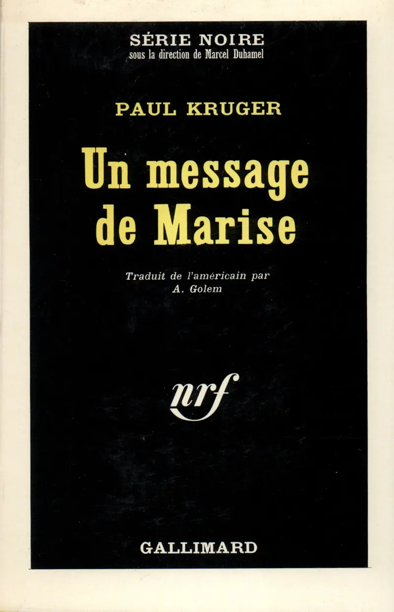 Un message de Marise - Paul Kruger