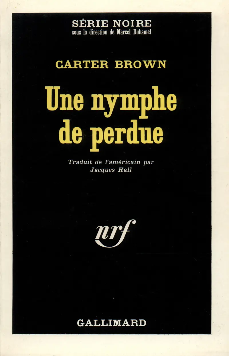 Une nymphe de perdue - Carter Brown