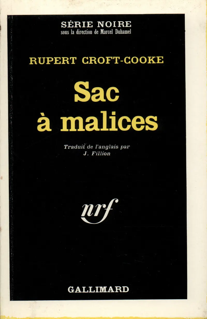 Sac à malices - Rupert Croft-Cooke
