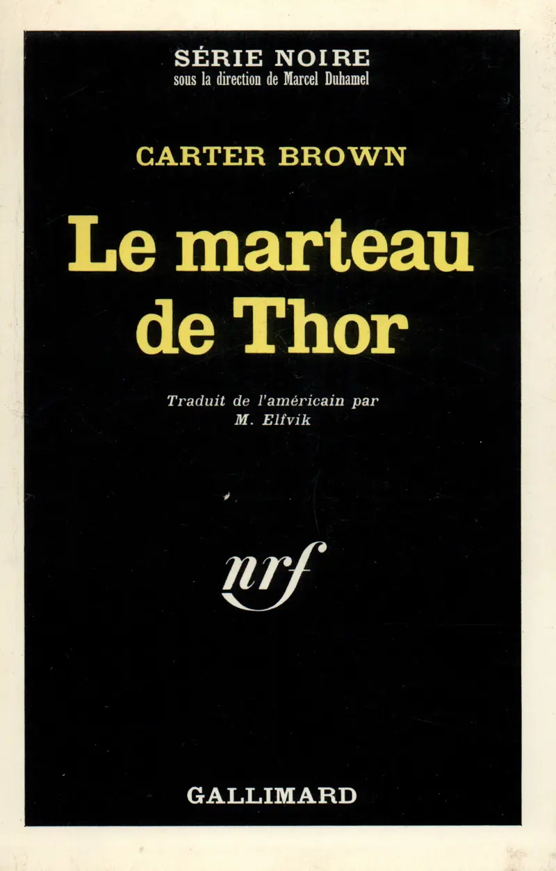 Le marteau de Thor - Carter Brown