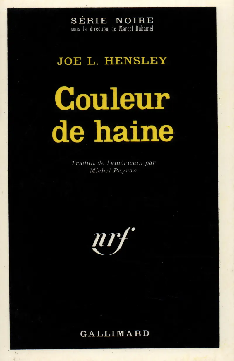 Couleur de haine - Joe L. Hensley