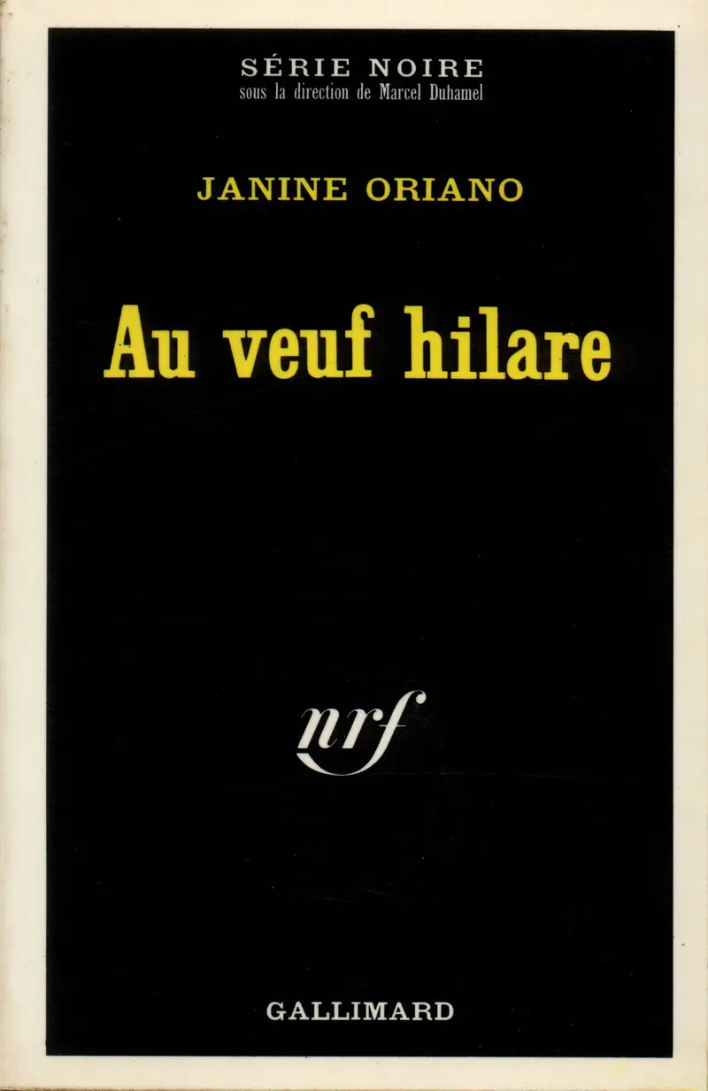Au veuf hilare - Janine Oriano