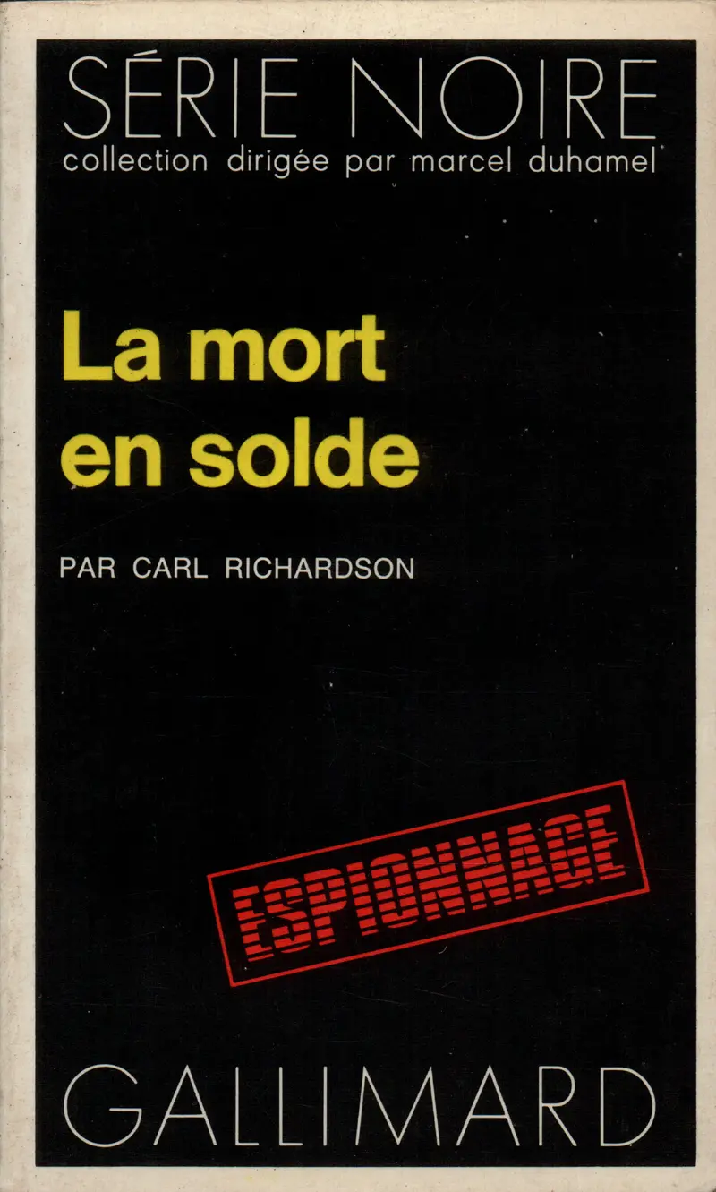 La mort en solde - Carl Richardson