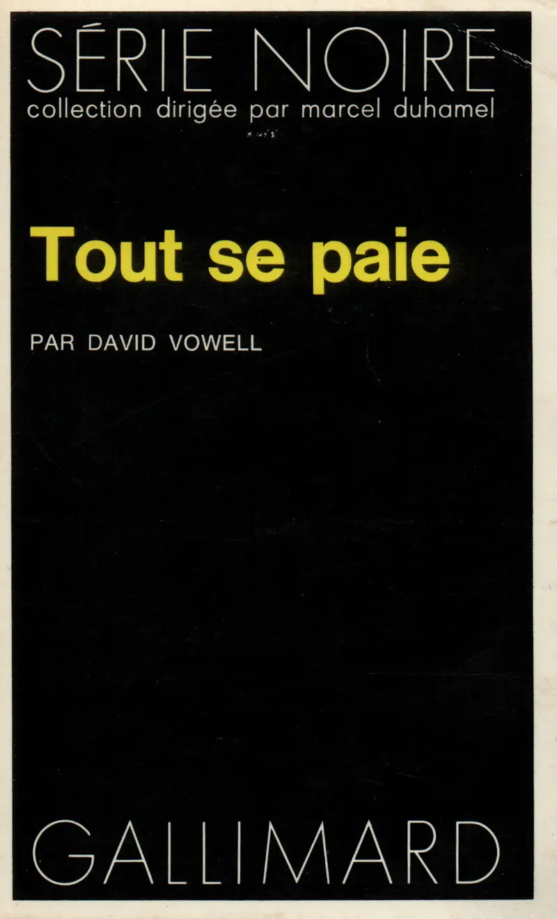 Tout se paie - David H. Vowell