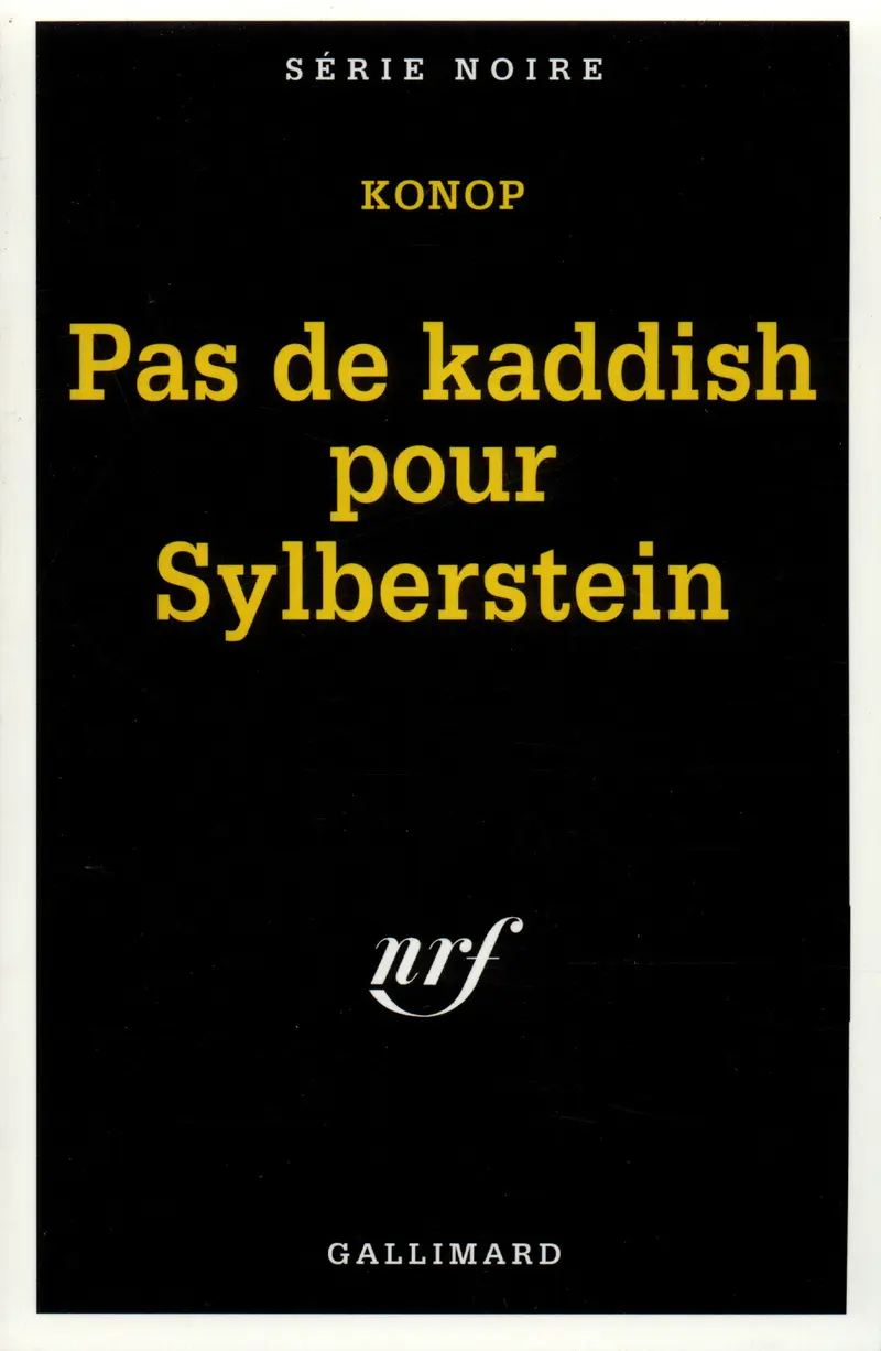 Pas de kaddish pour Sylberstein - Konop