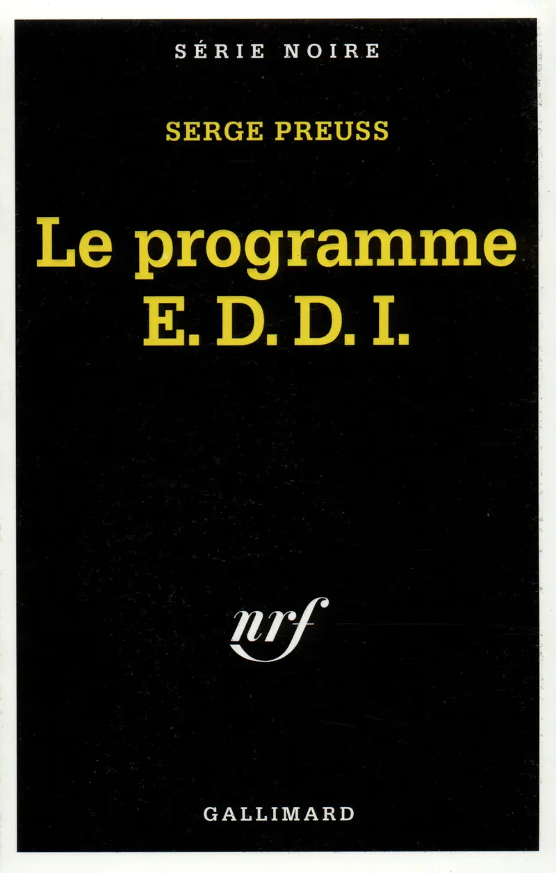 Le programme E.D.D.I. - Serge Preuss