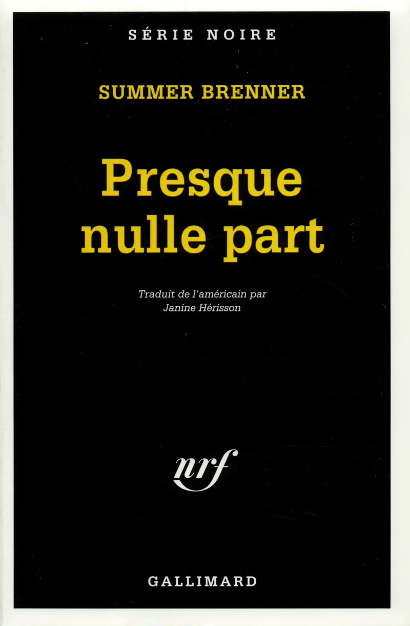 Presque nulle part - Summer Brenner