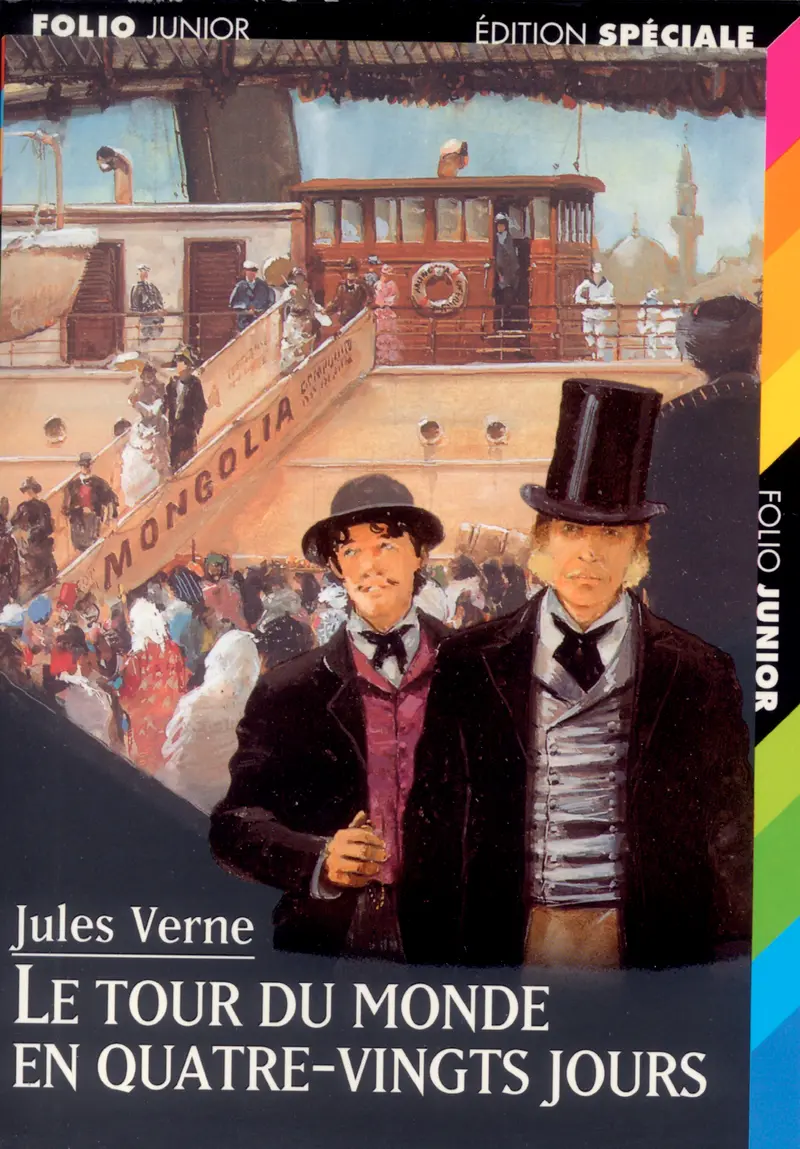 Le tour du monde en quatre-vingts jours - Jame's Prunier - Alphonse de Neuville - L. Benett - Jules Verne