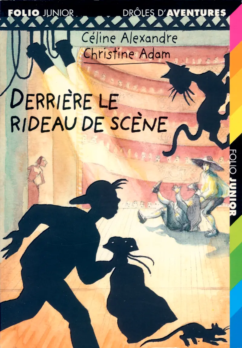 Derrière le rideau de scène - Céline Alexandre - Christine Adam - Christine Adam