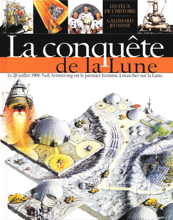 La conquête de la Lune - Carole Stott - Richard Bonson - Richard Bonson