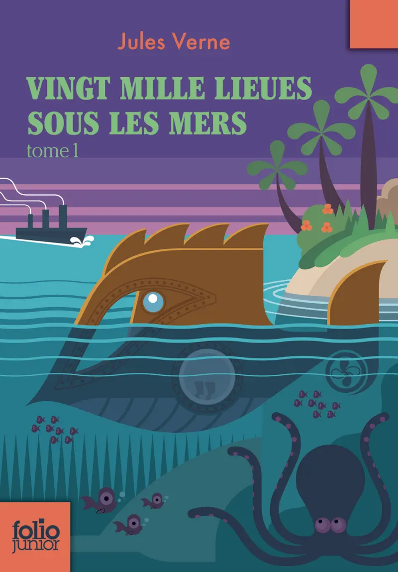 Vingt mille lieues sous les mers - Alphonse de Neuville - Jules Verne - Riou - Oxo la Terre