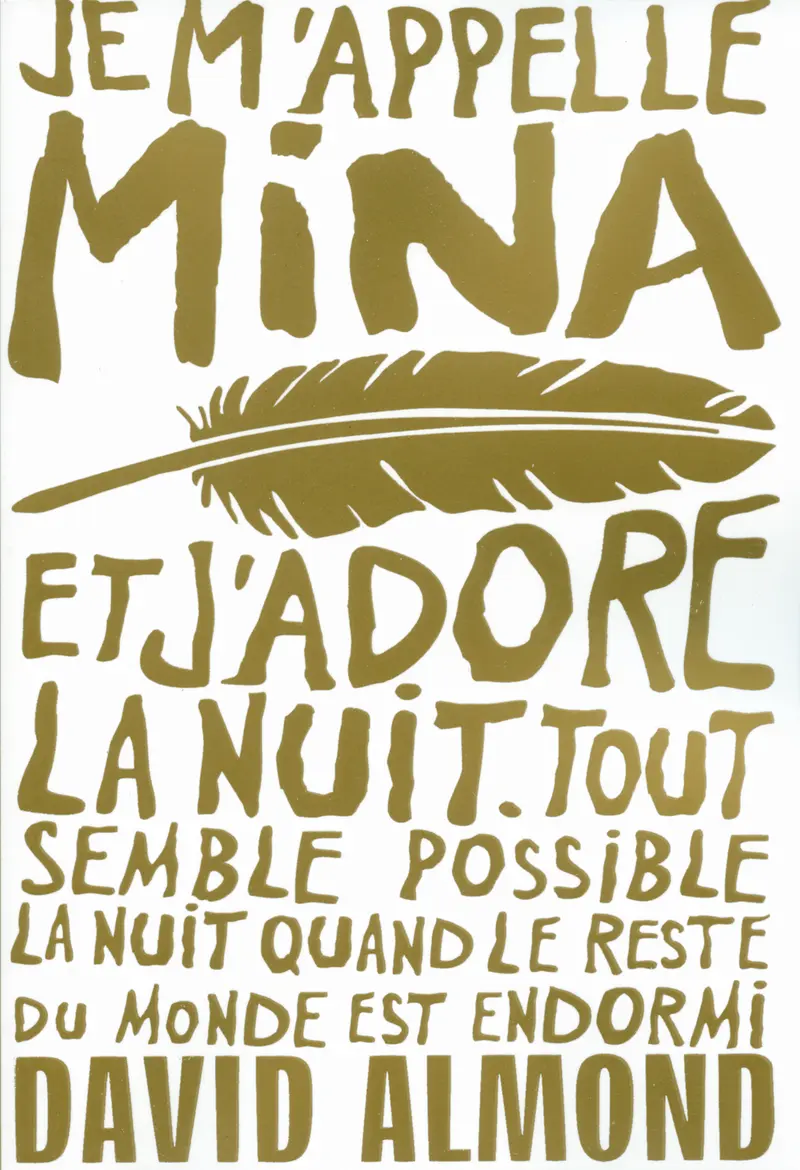 Je m'appelle Mina - David Almond
