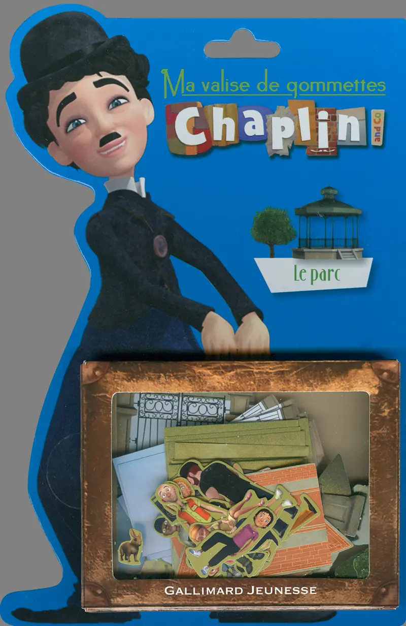 Ma valise de gommettes Chaplin and Co : le parc - Collectif