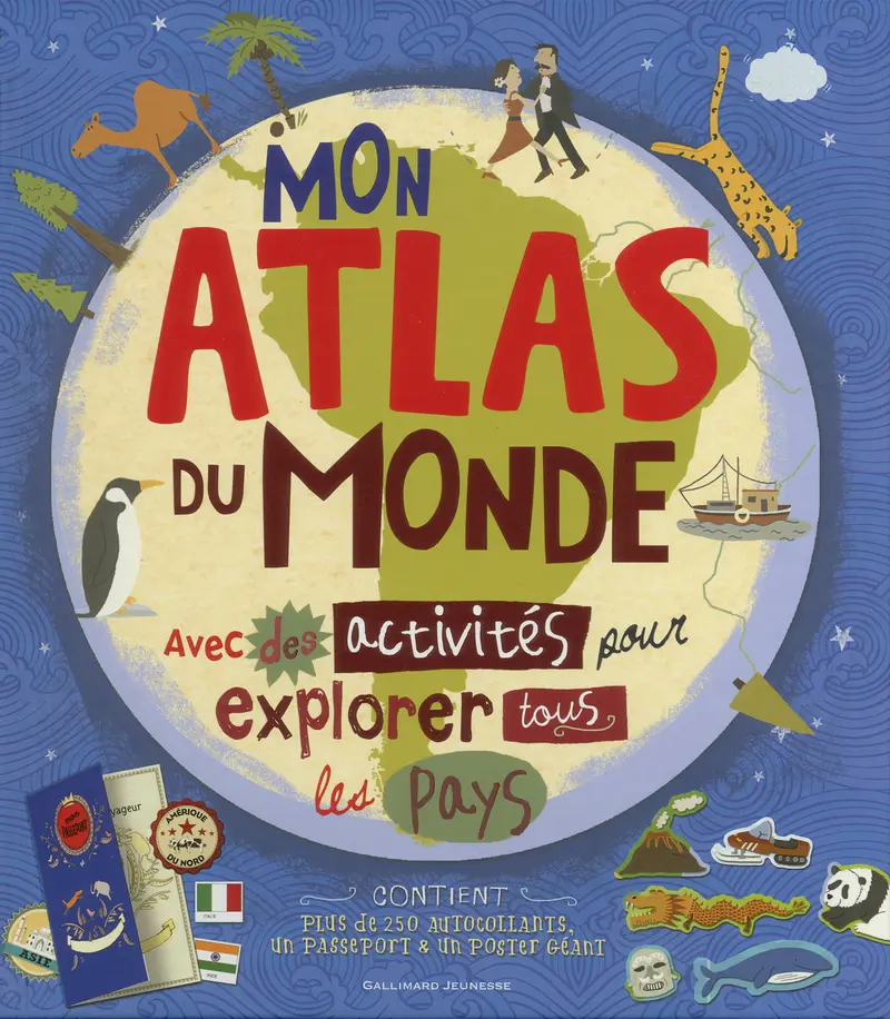 Mon atlas du monde - Jenny Slater - Martin Sanders - Katrin Wiehle