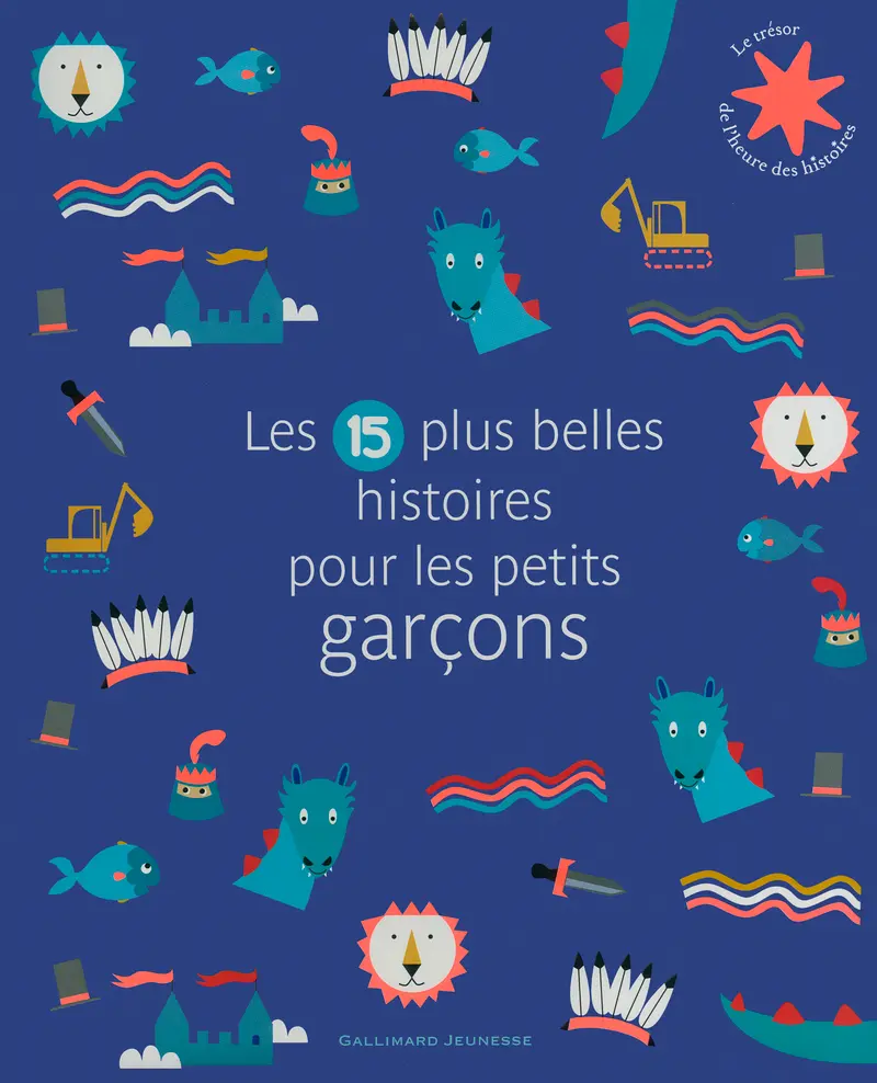 Les 15 plus belles histoires pour les petits garçons - Collectif