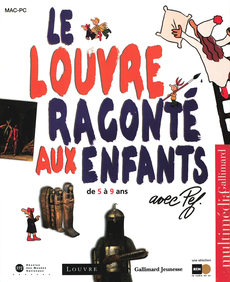 Le Louvre raconté aux enfants avec Pef - Collectif
