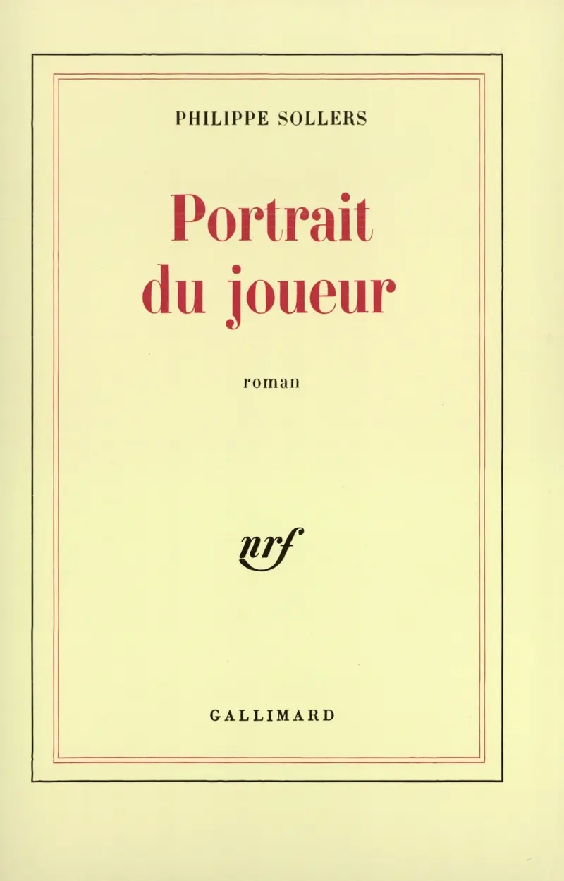 Portrait du Joueur - Philippe Sollers