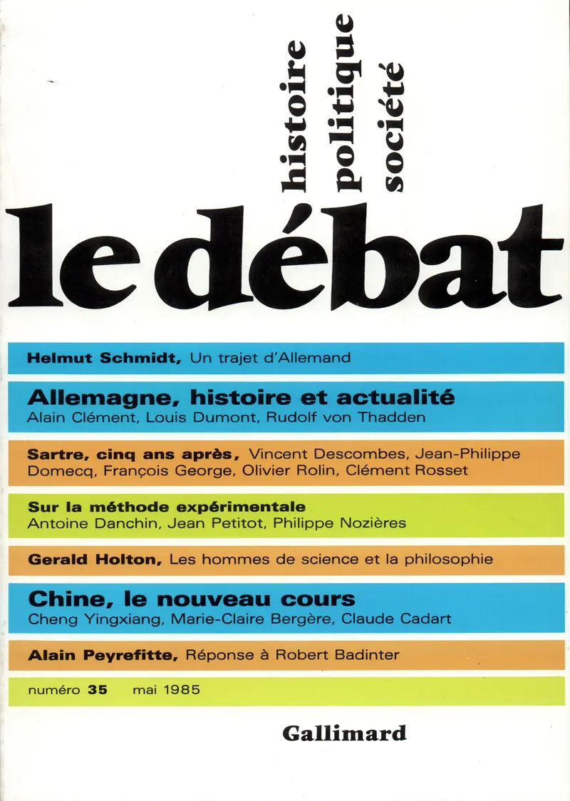 Le Débat - Collectif