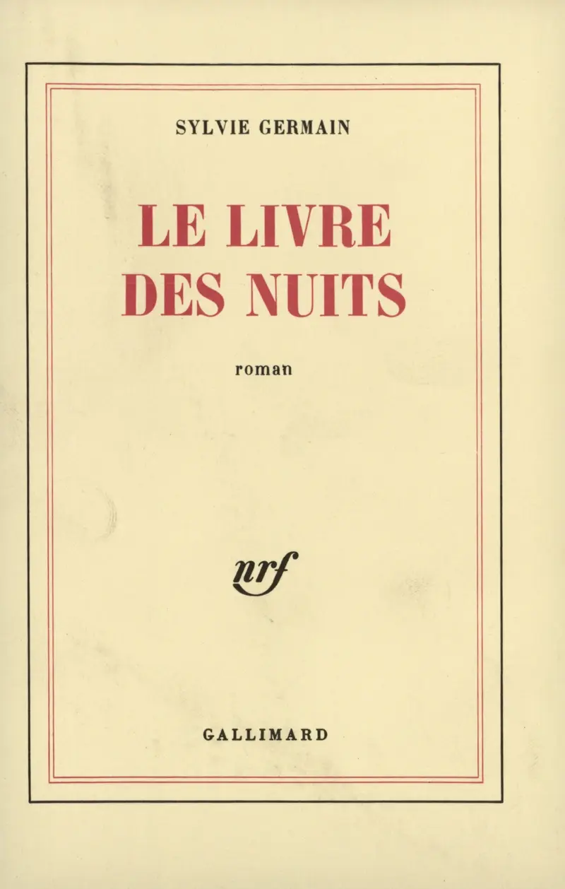 Le Livre des Nuits - Sylvie Germain