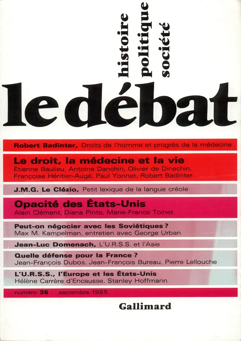 Le Débat - Collectif