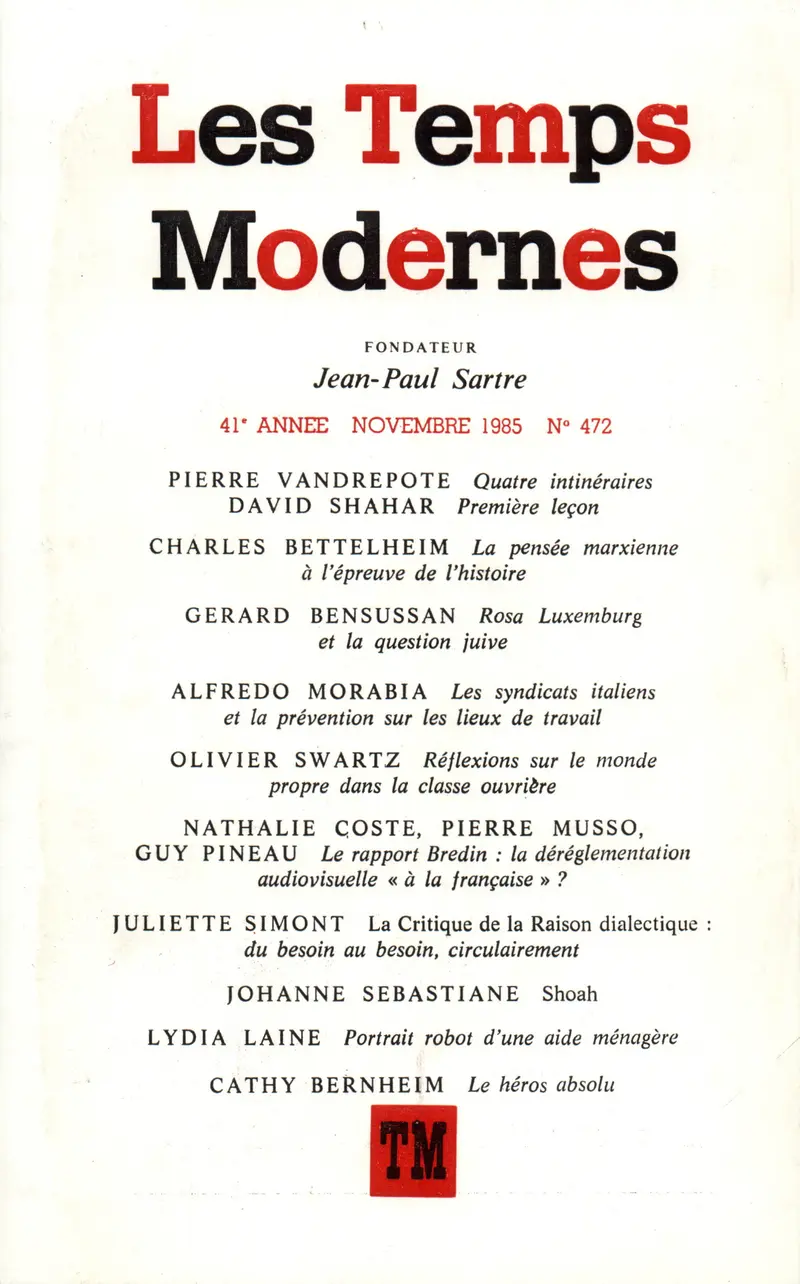 Les Temps Modernes - Collectif