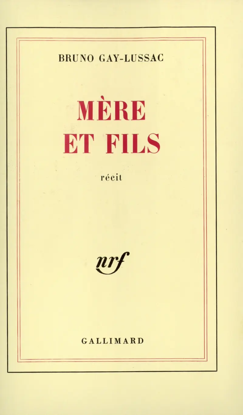 Mère et fils - Bruno Gay-Lussac
