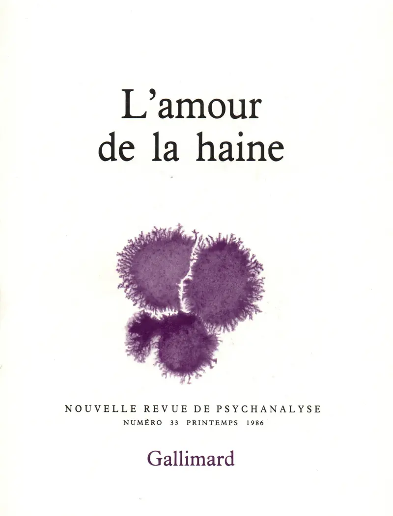 L'Amour de la haine - Collectif