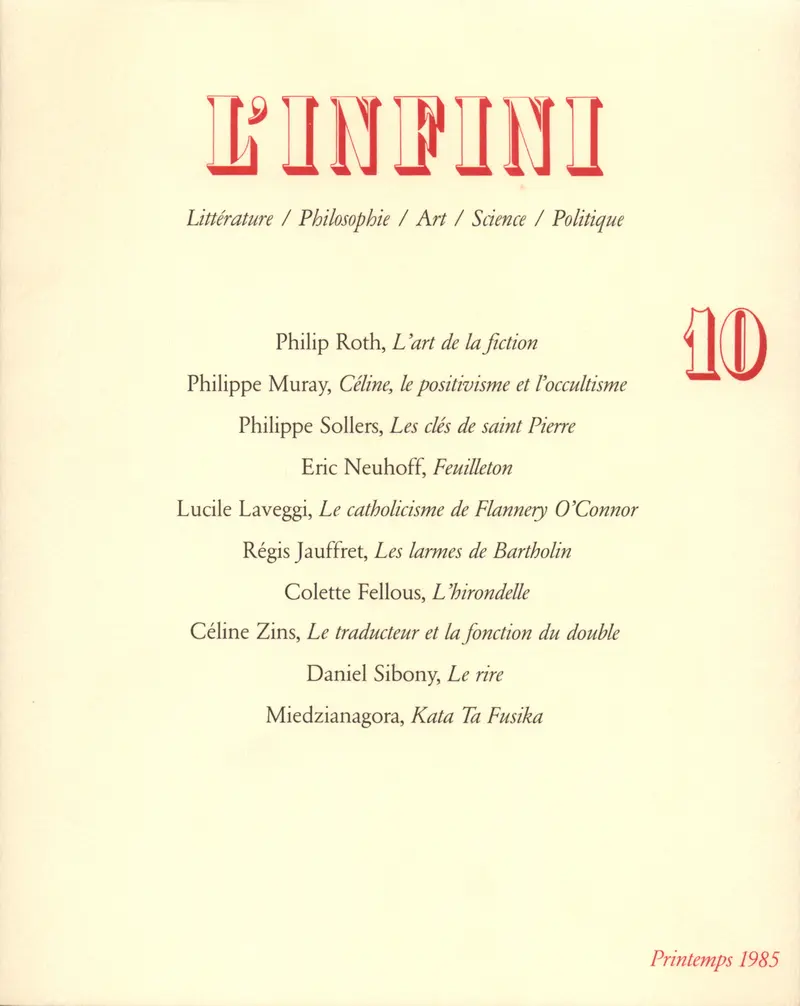L'Infini - Collectif