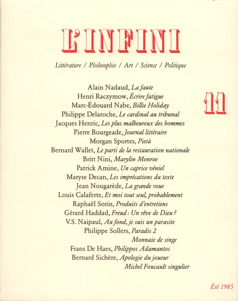 L'Infini - Collectif