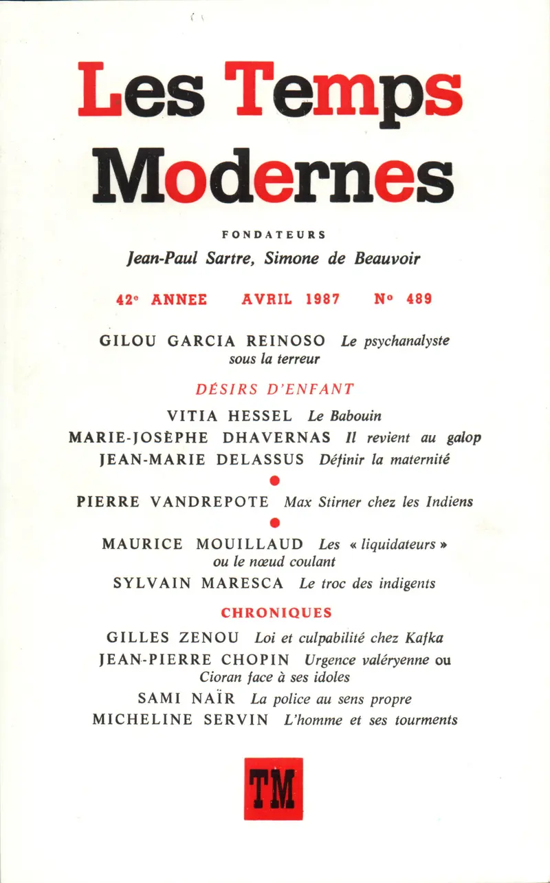 Les Temps Modernes - Collectif