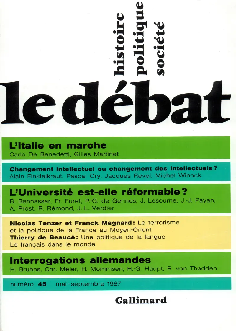 Le Débat - Collectif