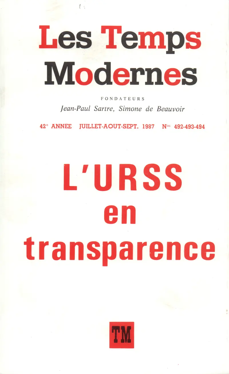Les Temps Modernes - Collectif